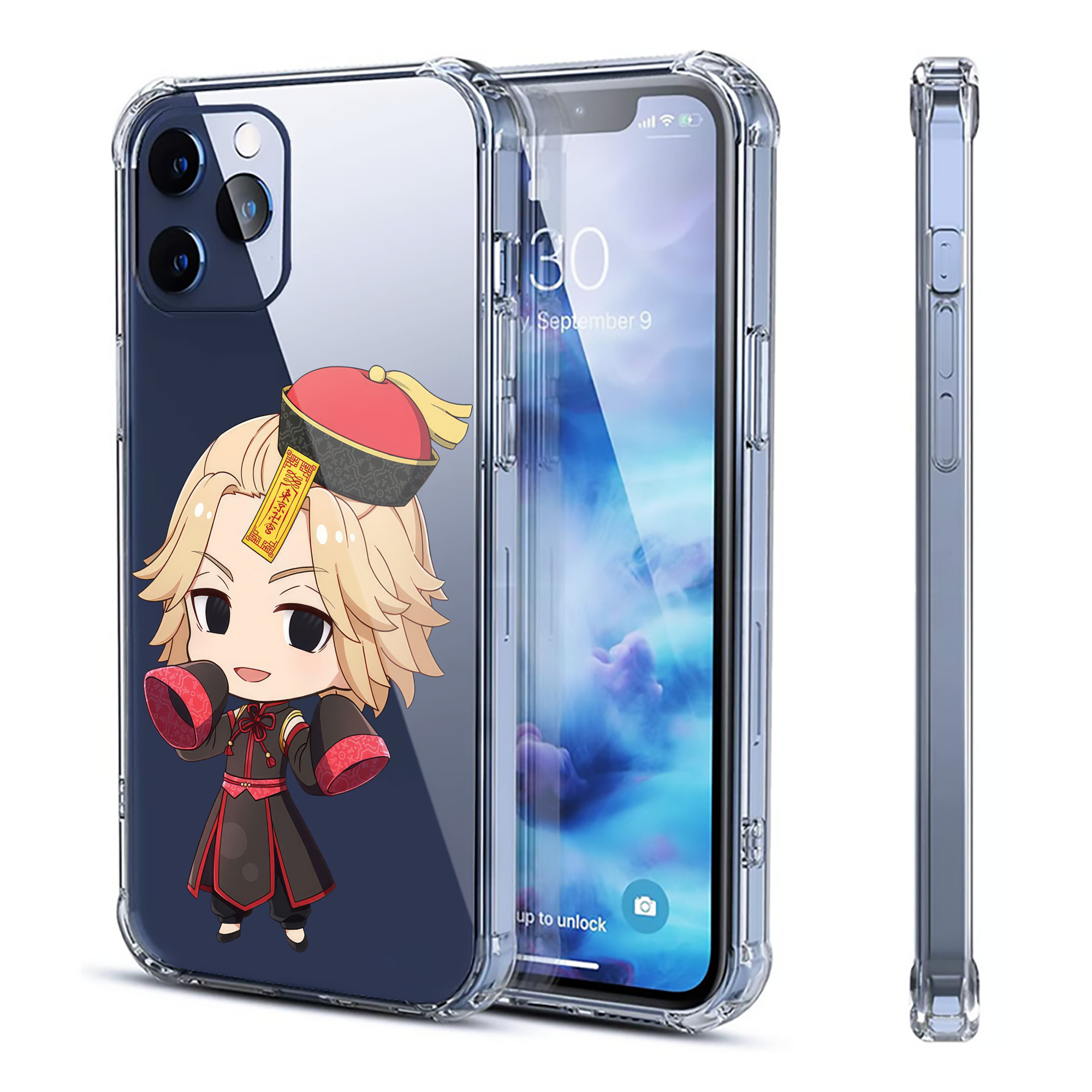 （画像用） 東京リベンジャーズ Tokyo Revengers 【iPhone 12シリーズ対応】透明スマホケース（クリアソフトケース）
